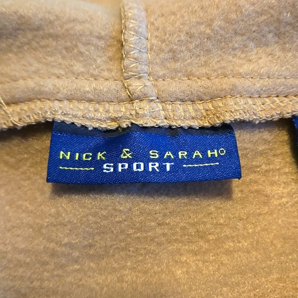 Nick & Sarah Sport Roomy Fleece Hoodie Autumn-Inspired Long Sleeve Women size XL - Picture 6 of 11